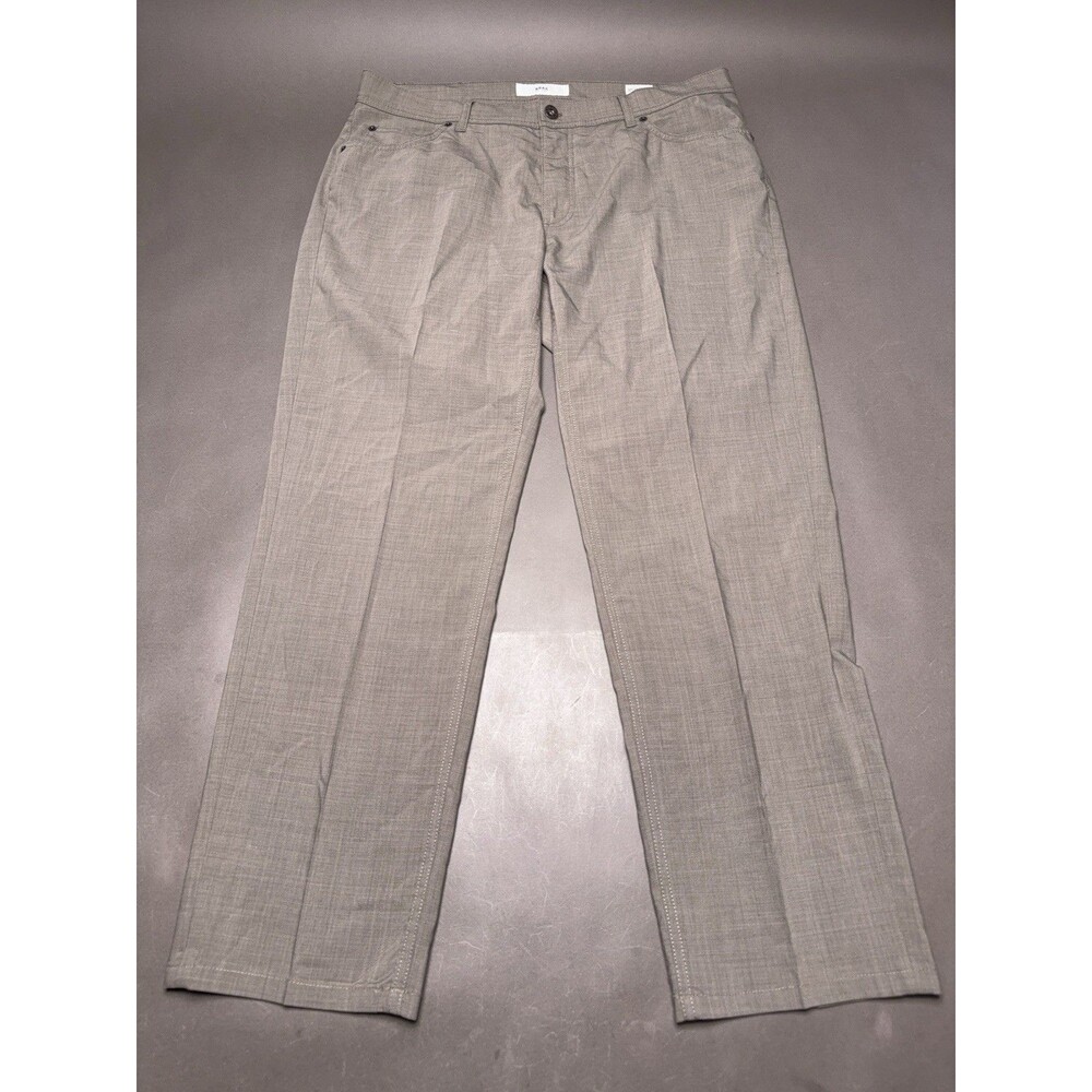 Brax Pants Mens 38x34 Gray Chuck Modern Fit Stretch Chino Feel Good Casual